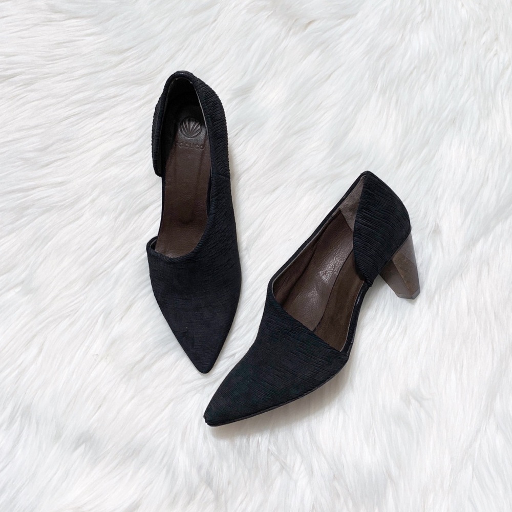 coclico  joji textured nubuck demi d’orsay heel 37